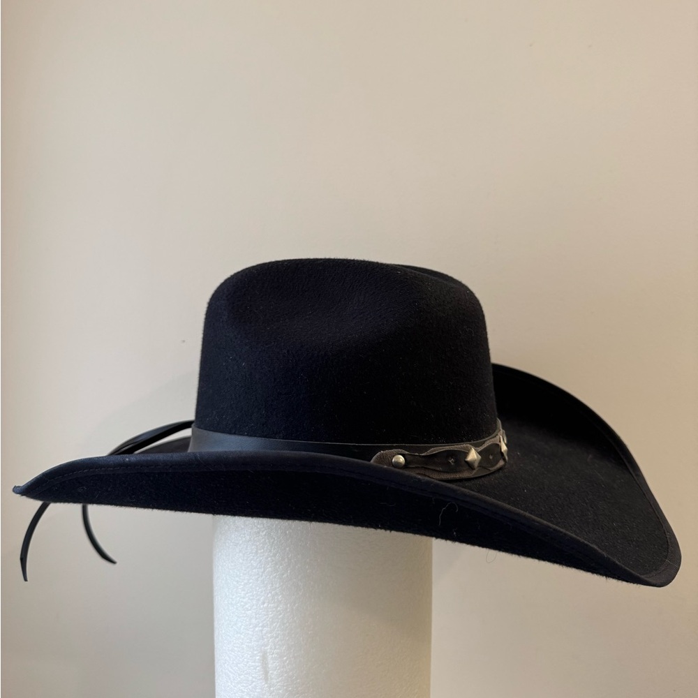 La Sierra Cowboy 100% Black Felt Hat size M